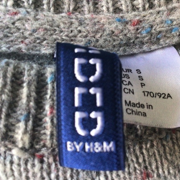 Divided Gray Men’s Sweater - Picture 2 of 5